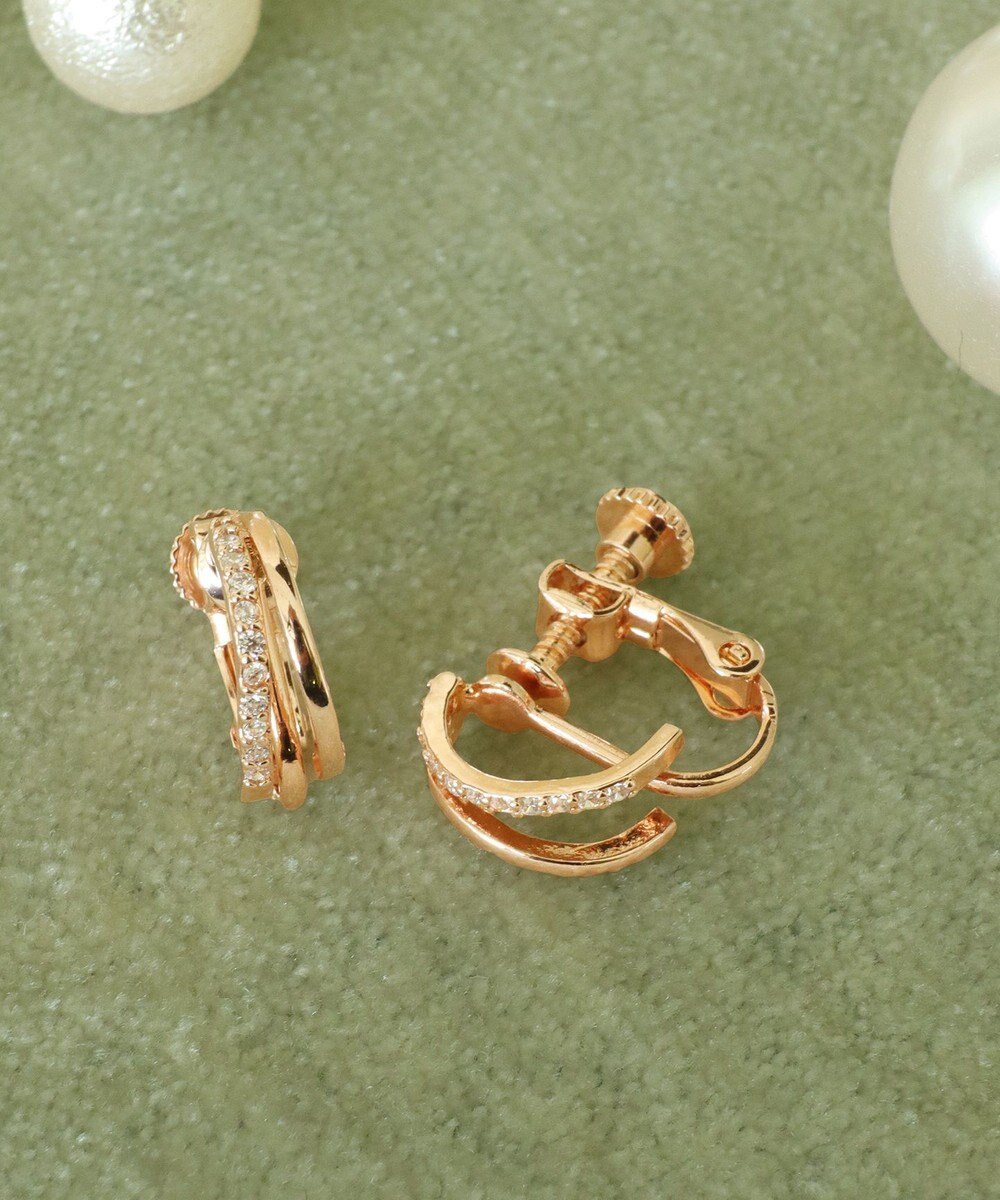 Tiaclasse ツーラインイヤリング 