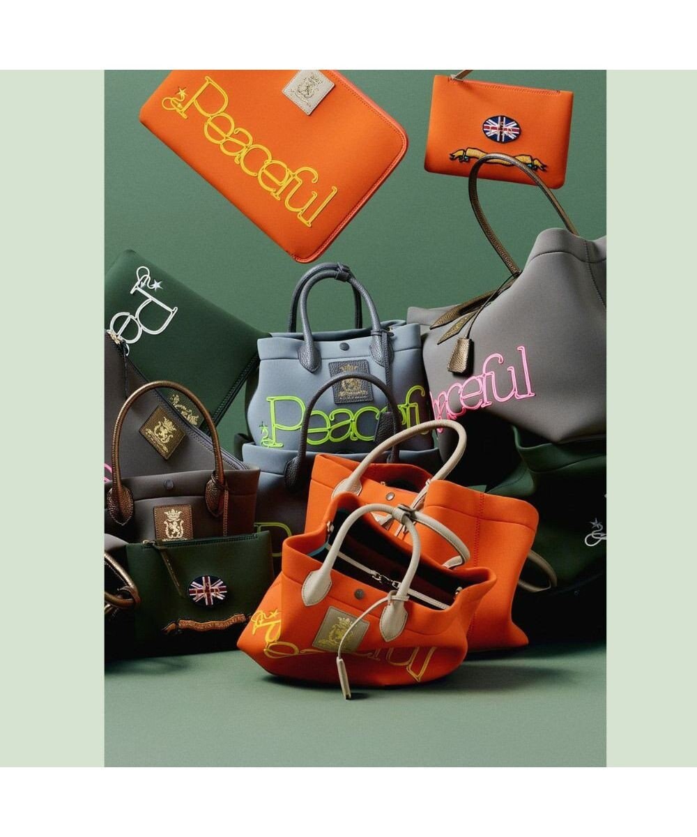 A.D.M.J. 【魔法の様に軽い】マジックライト/コード刺しゅうキューブトート25cm 