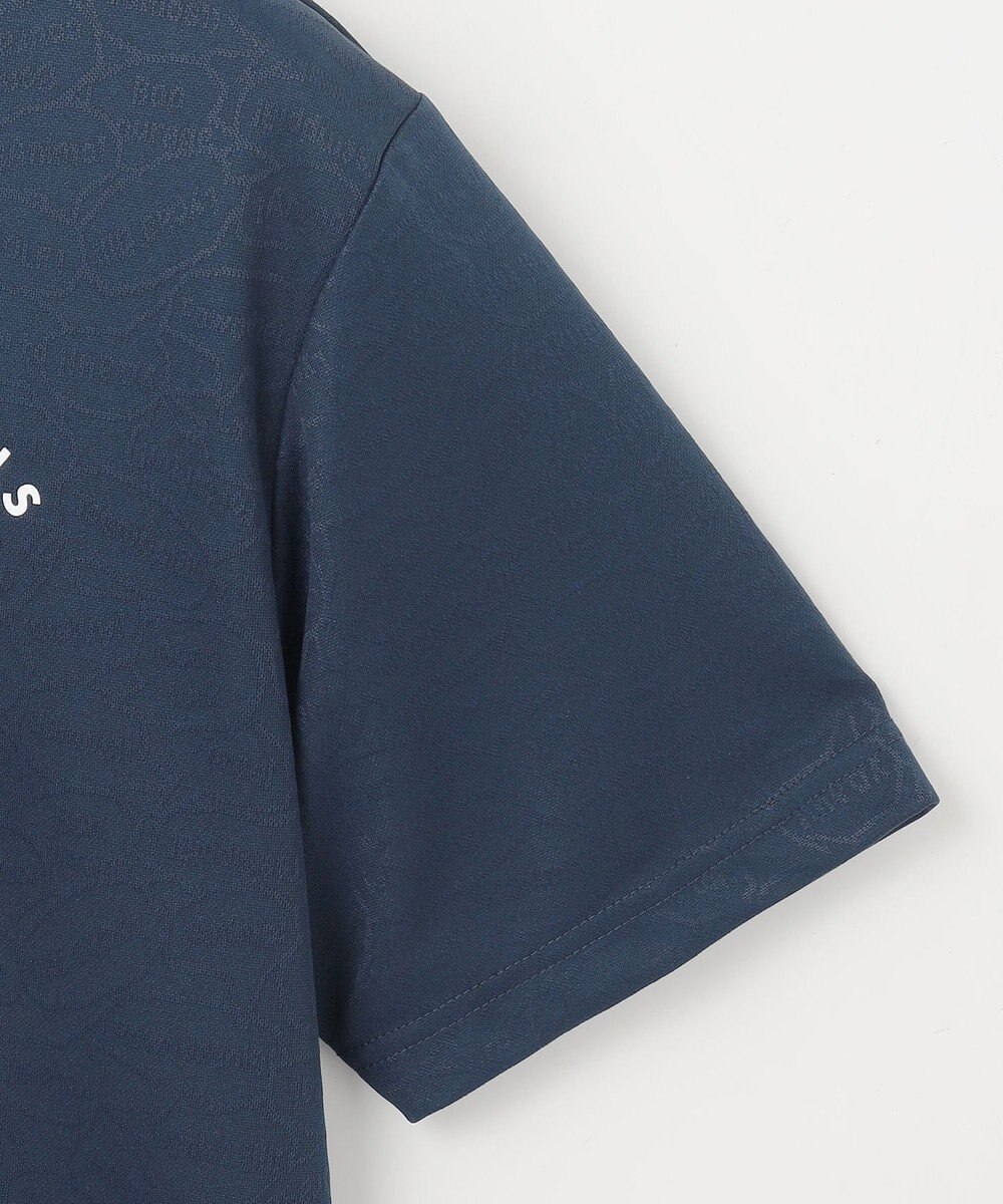 23区GOLF 【MEN】【吸水速乾/UVケア】ＹＥＬＬ柄ジャガード モックネック 