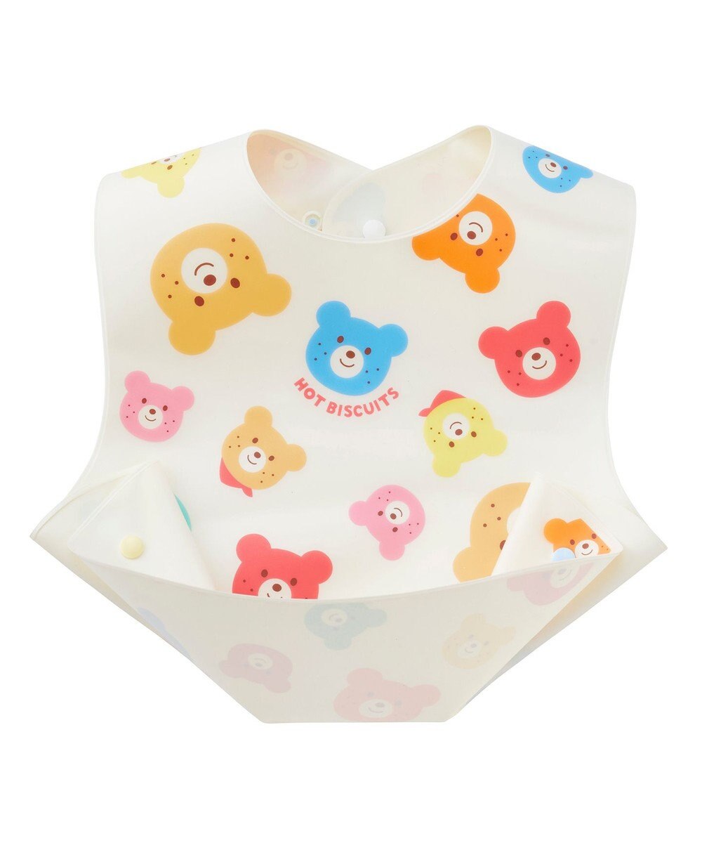 MIKI HOUSE HOT BISCUITS 長袖Tシャツ＆お食事スタイセット【BOX付き】 