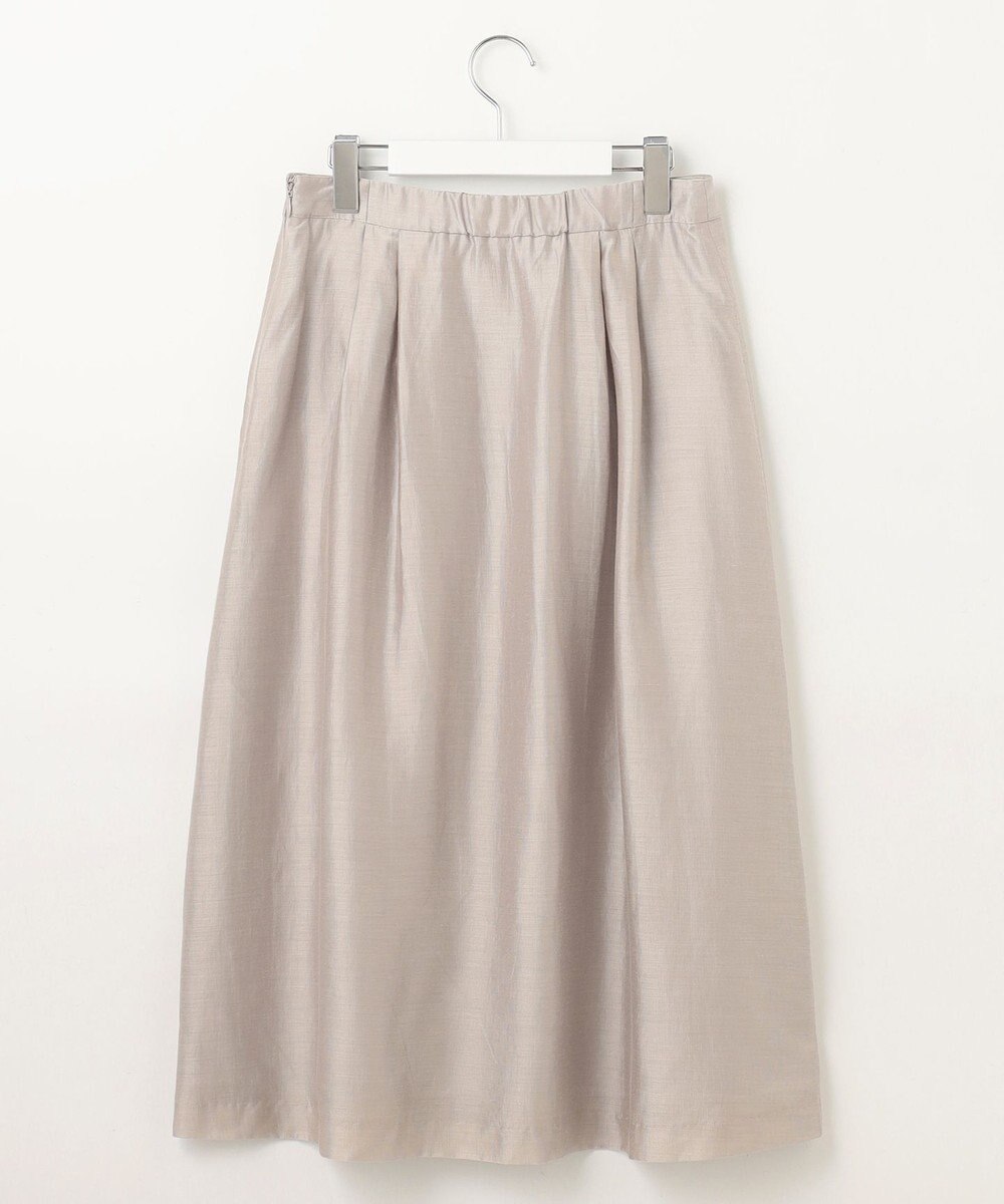 J.PRESS LADIES L 【洗える】シアーソフトカールマイヤー タック スカート 