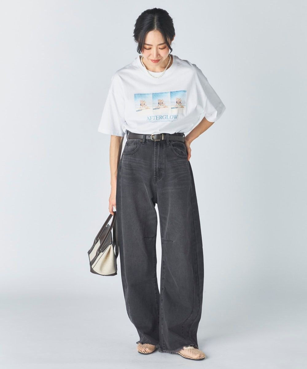 OP／FILA 【Ocean Pacific】フォトプリントTシャツ 