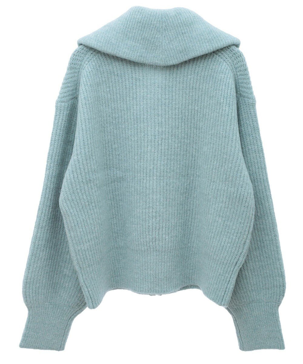 Green Parks Ｚｉｐ付きコンパクトニットカーディガン 