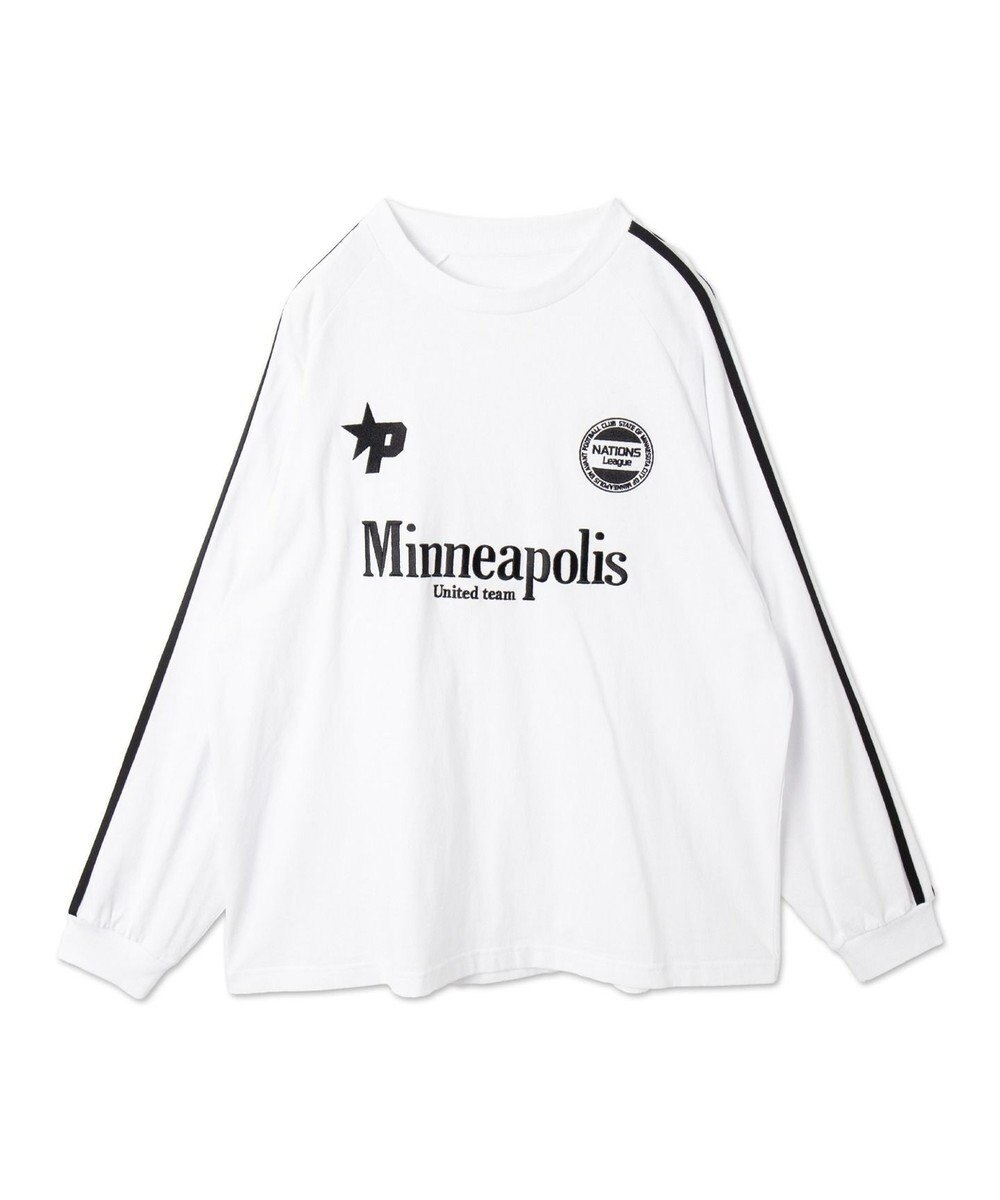 WEGO 【ユニセックス着用ITEM】ラインゲームロゴT（LS） 