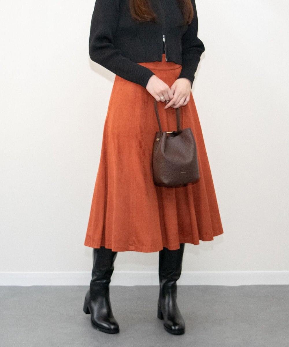 INTER-CHAUSSURES 【LORISTELLA】シュリンクレザーバケットバッグ 