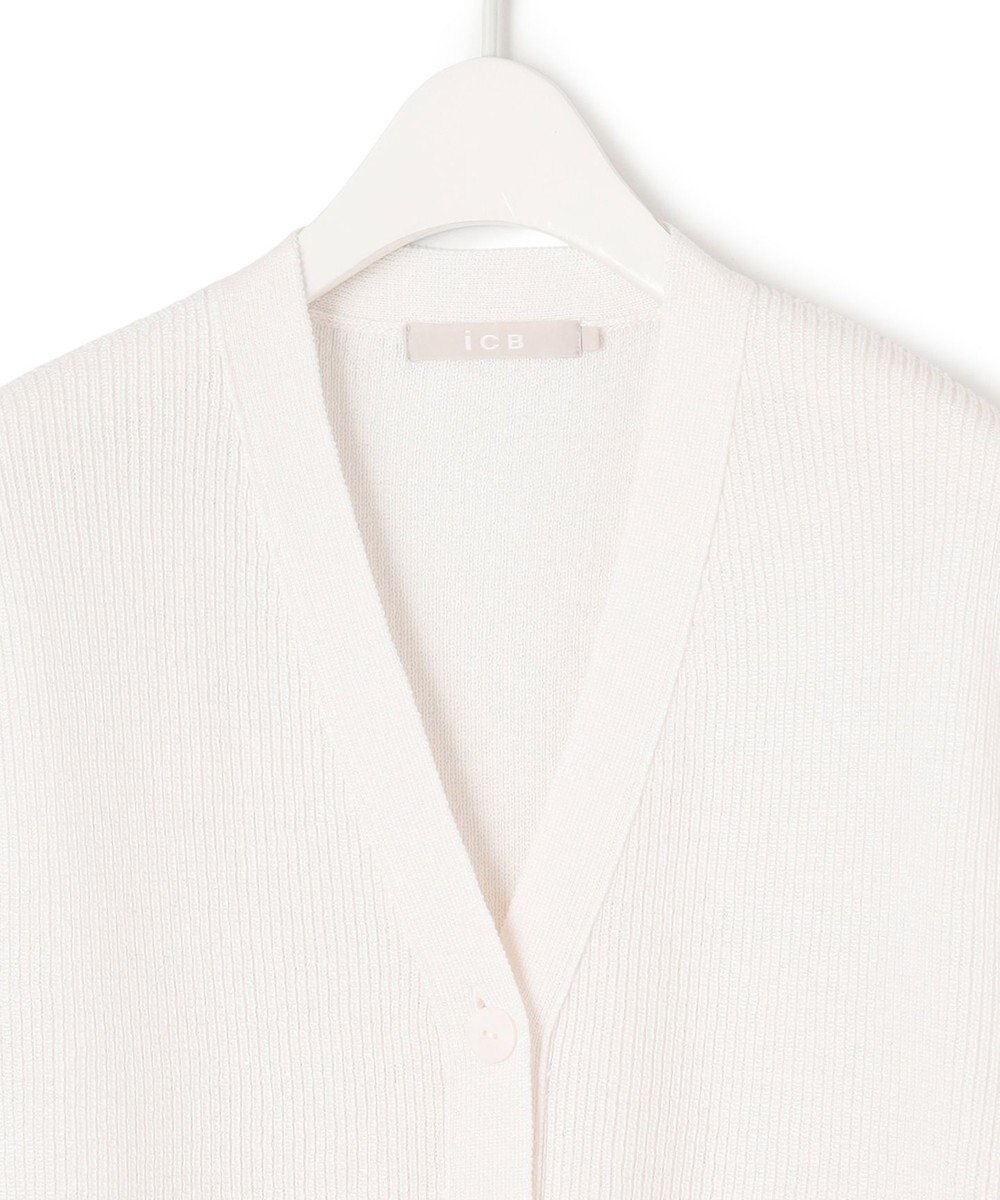 ICB 【洗える】 リネンブレンドシャイン ベスト 