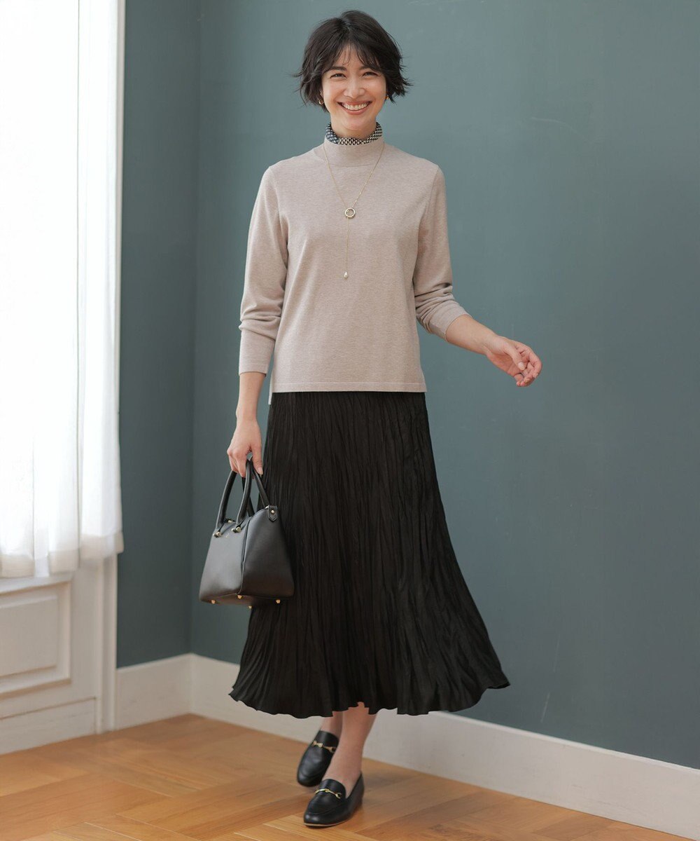 J.PRESS LADIES houndstooth スクエア スカーフ 