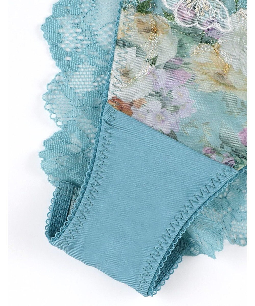 WACOAL Ｔバック ショーツ 【リボンブラ 胸もとフィットながもち】 BXB490とペア はきこみ丈あさめ バックのかぶりが広め ソング レディース PXB490 /ワコール 