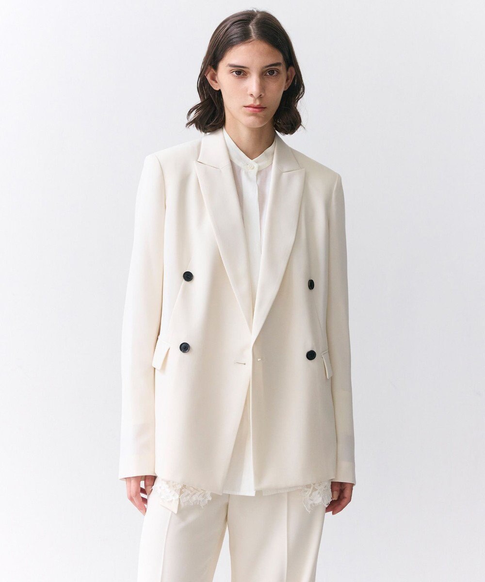 BEIGE， 【セットアップ対応】SPHENE / ダブルブレストピークドラペルジャケット 