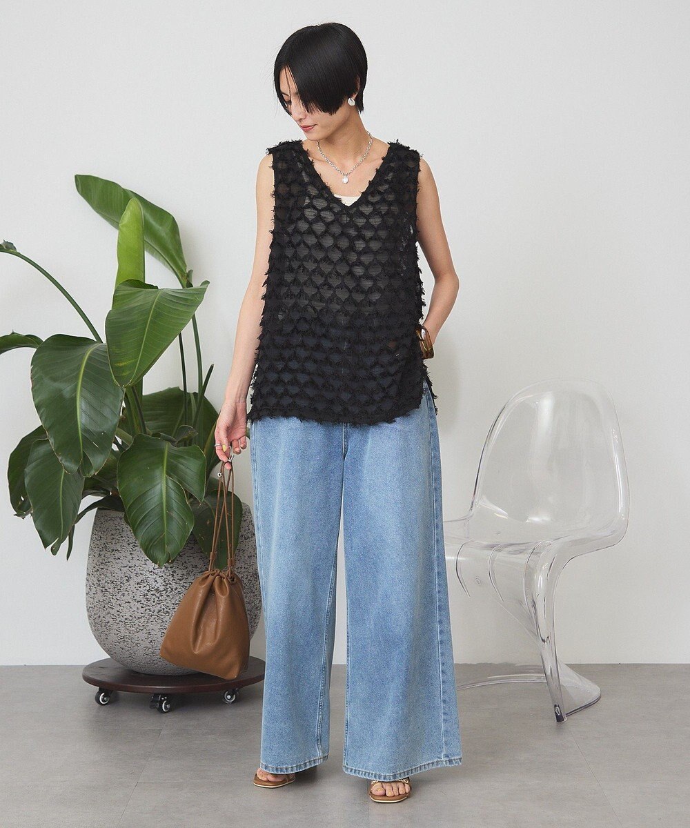 AMERICAN HOLIC Ｖネックシャギーベスト 