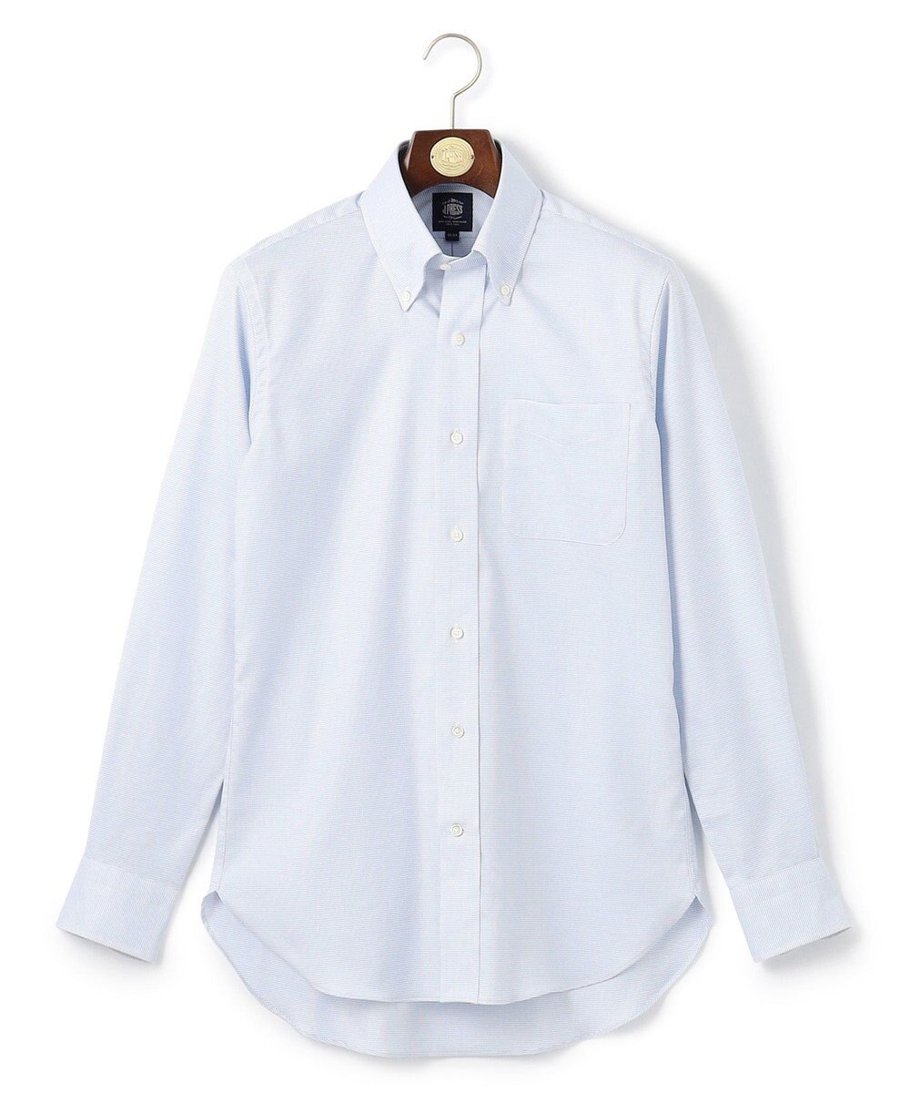 J.PRESS MEN 【PREMIUM PLEATS / 形態安定】ピンヘッド ドレスシャツ / B.D. 