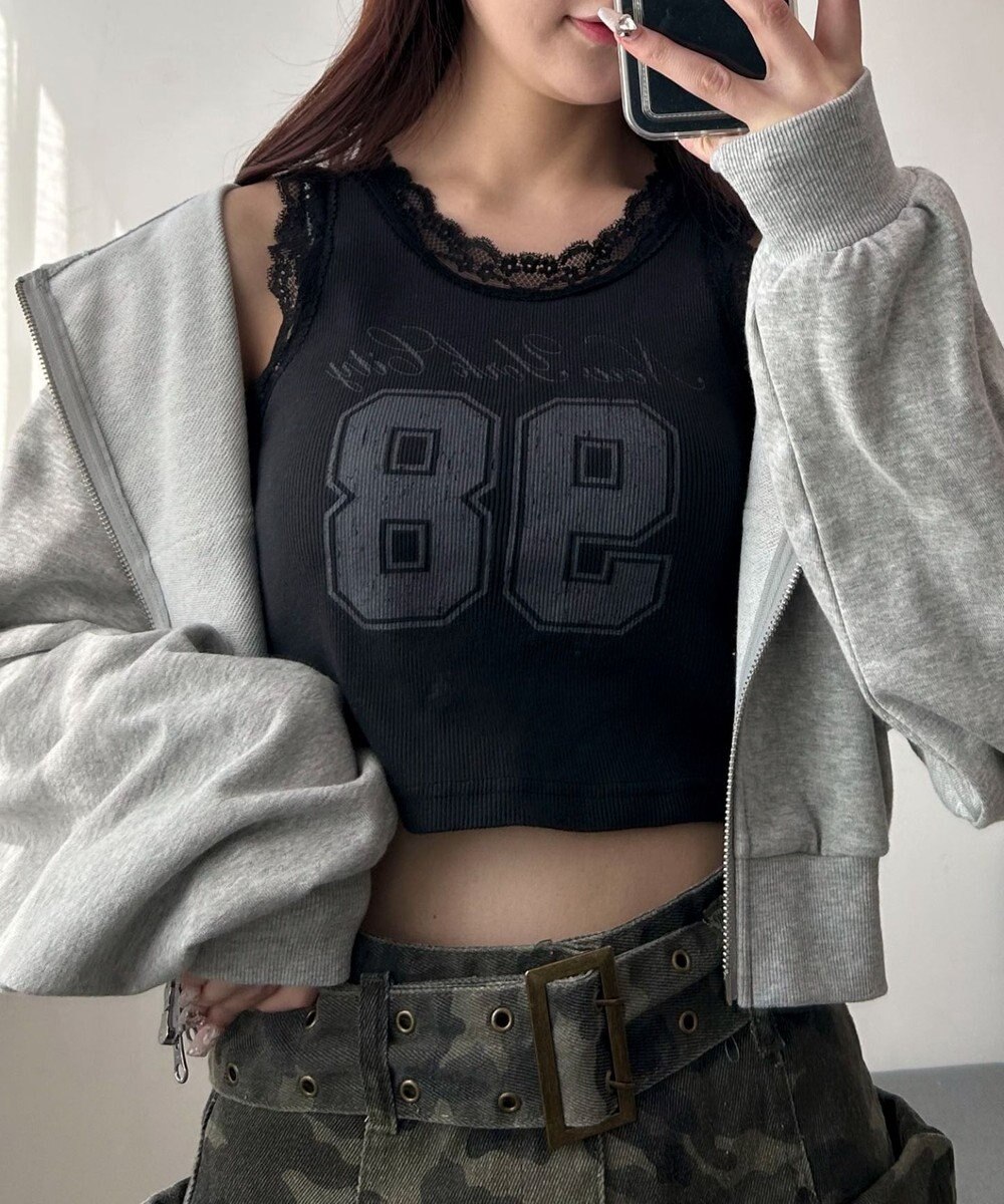 WEGO グラフィックレースタンク 