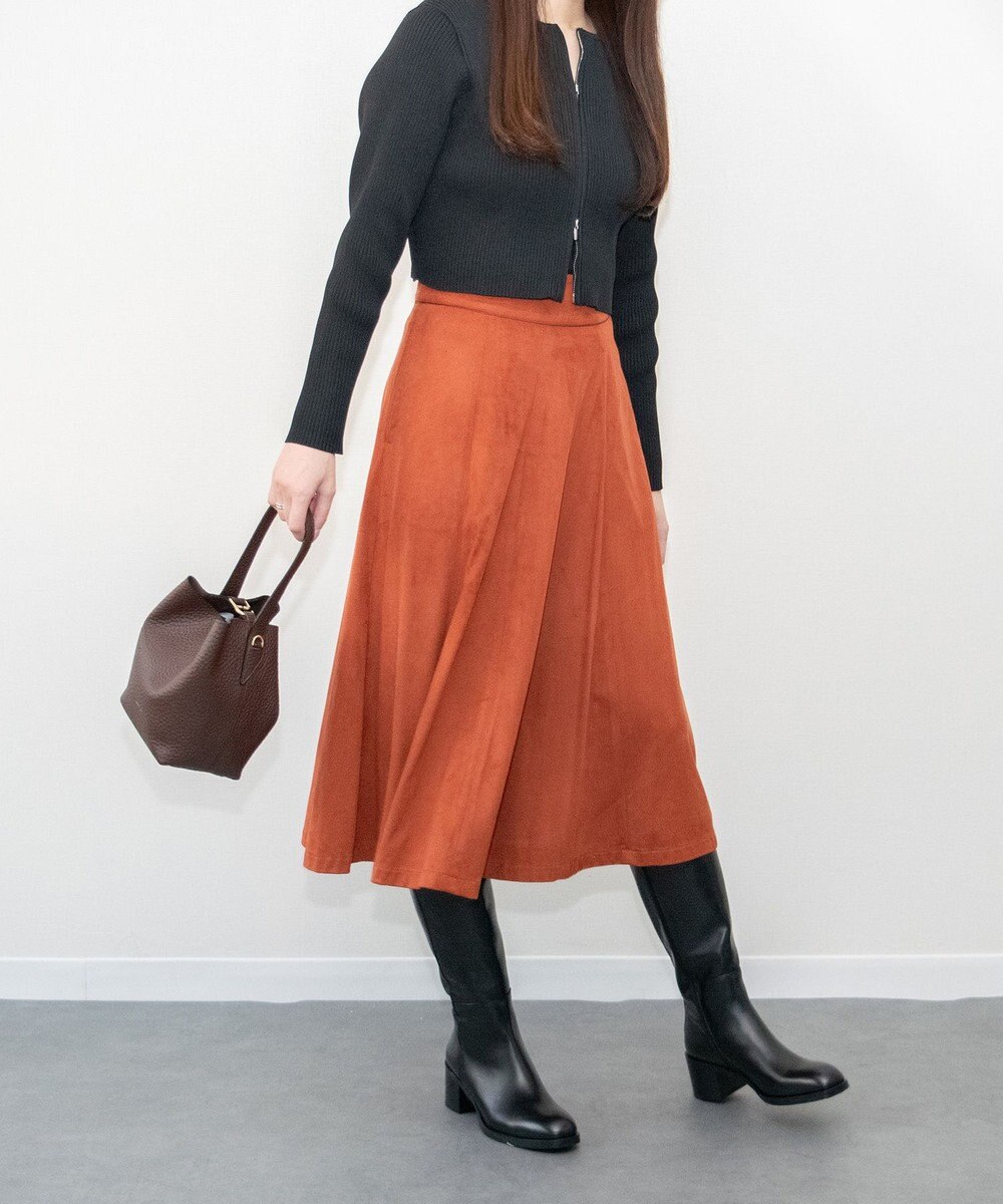 INTER-CHAUSSURES 【LORISTELLA】シュリンクレザーバケットバッグ 