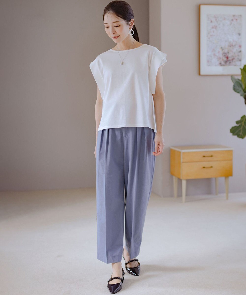 組曲 S ハシゴレースフレンチスリーブ カットソー 