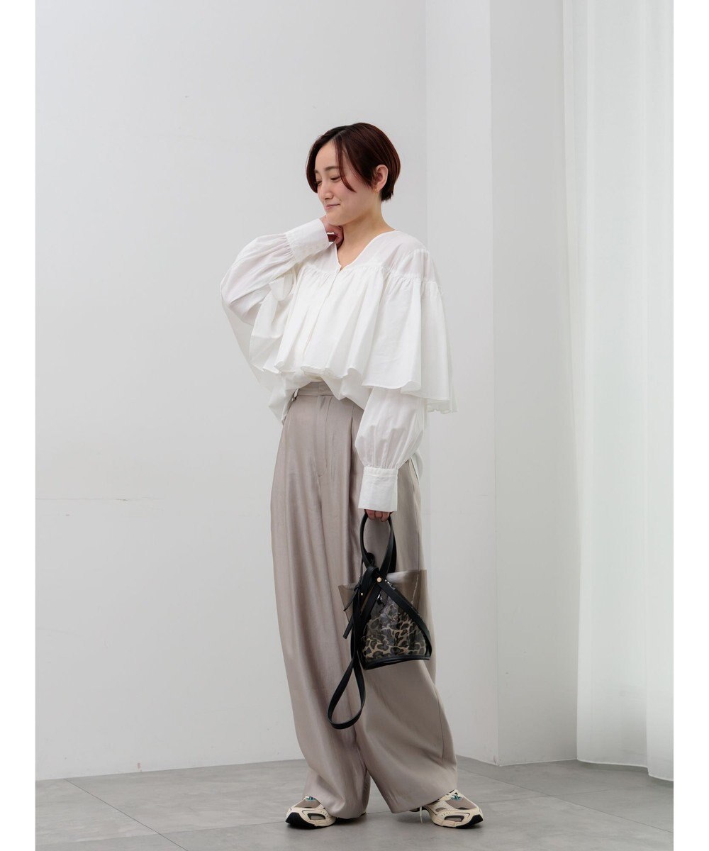 Te chichi ビッグフリルブラウス 