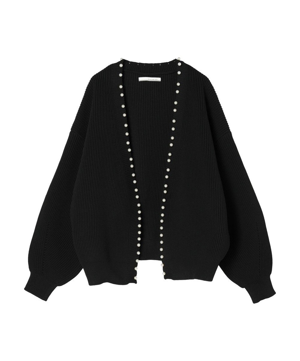 Green Parks ・ＥＬＥＮＣＡＲＥ　ＤＵＥパールトッパーカーディガン 