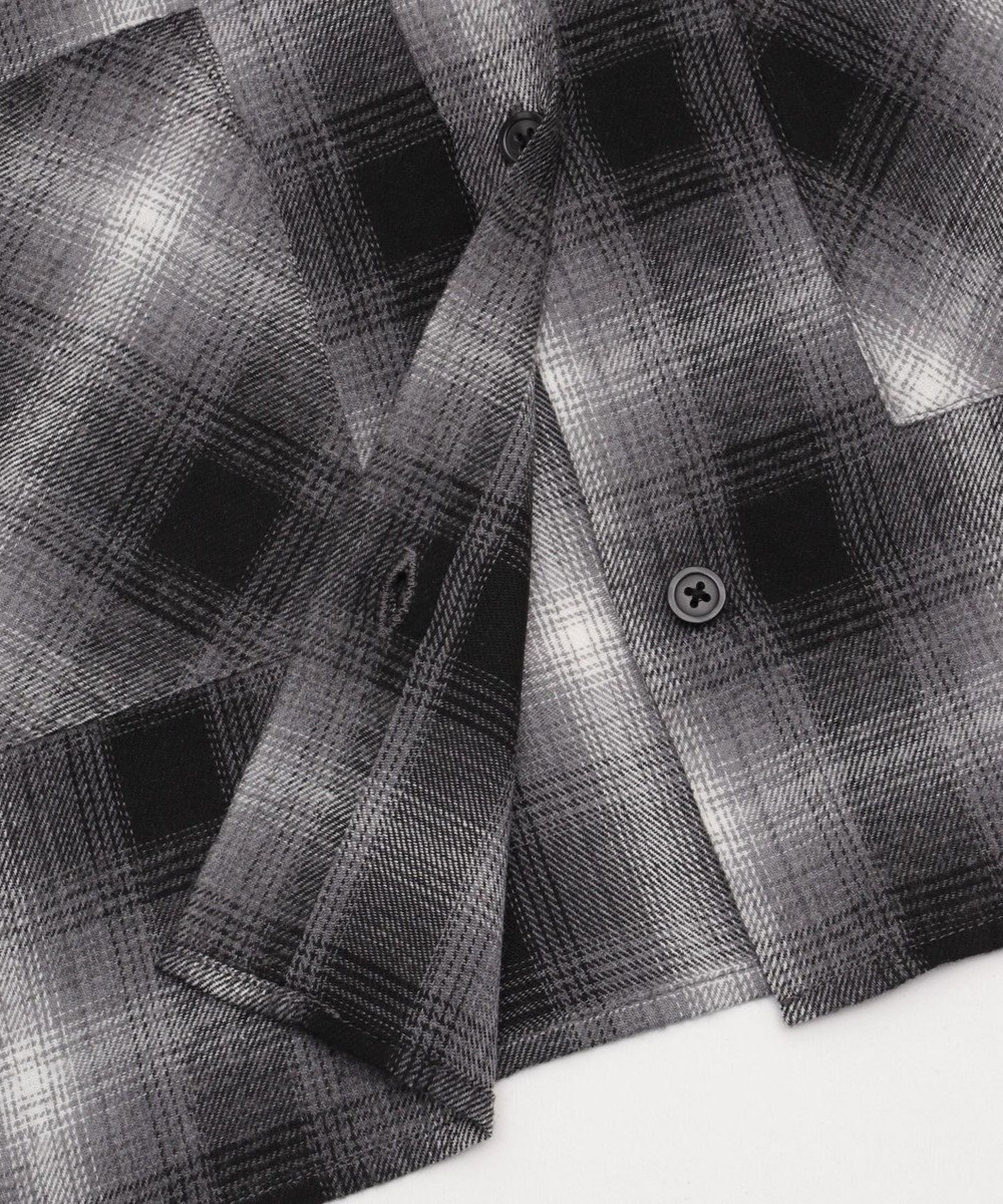 WEGO チェックショートネルシャツ 