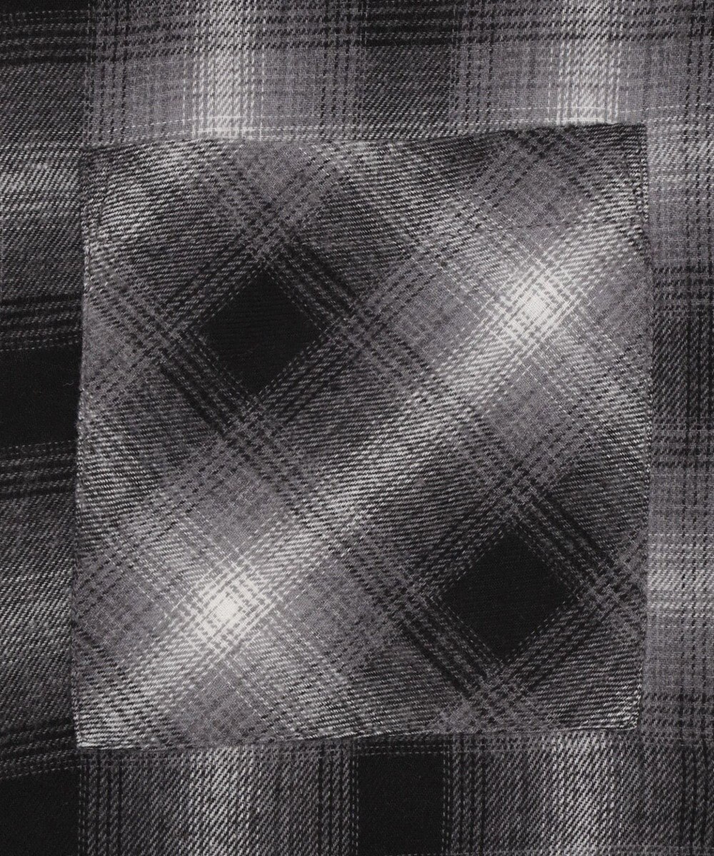 WEGO チェックショートネルシャツ 