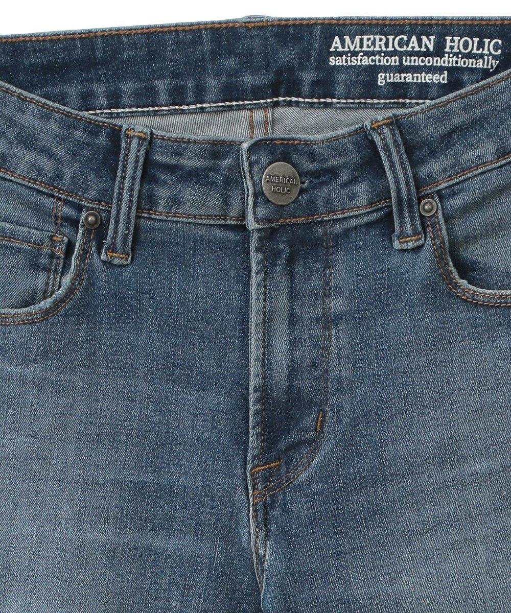 AMERICAN HOLIC スキニーフィットダメージデニム 