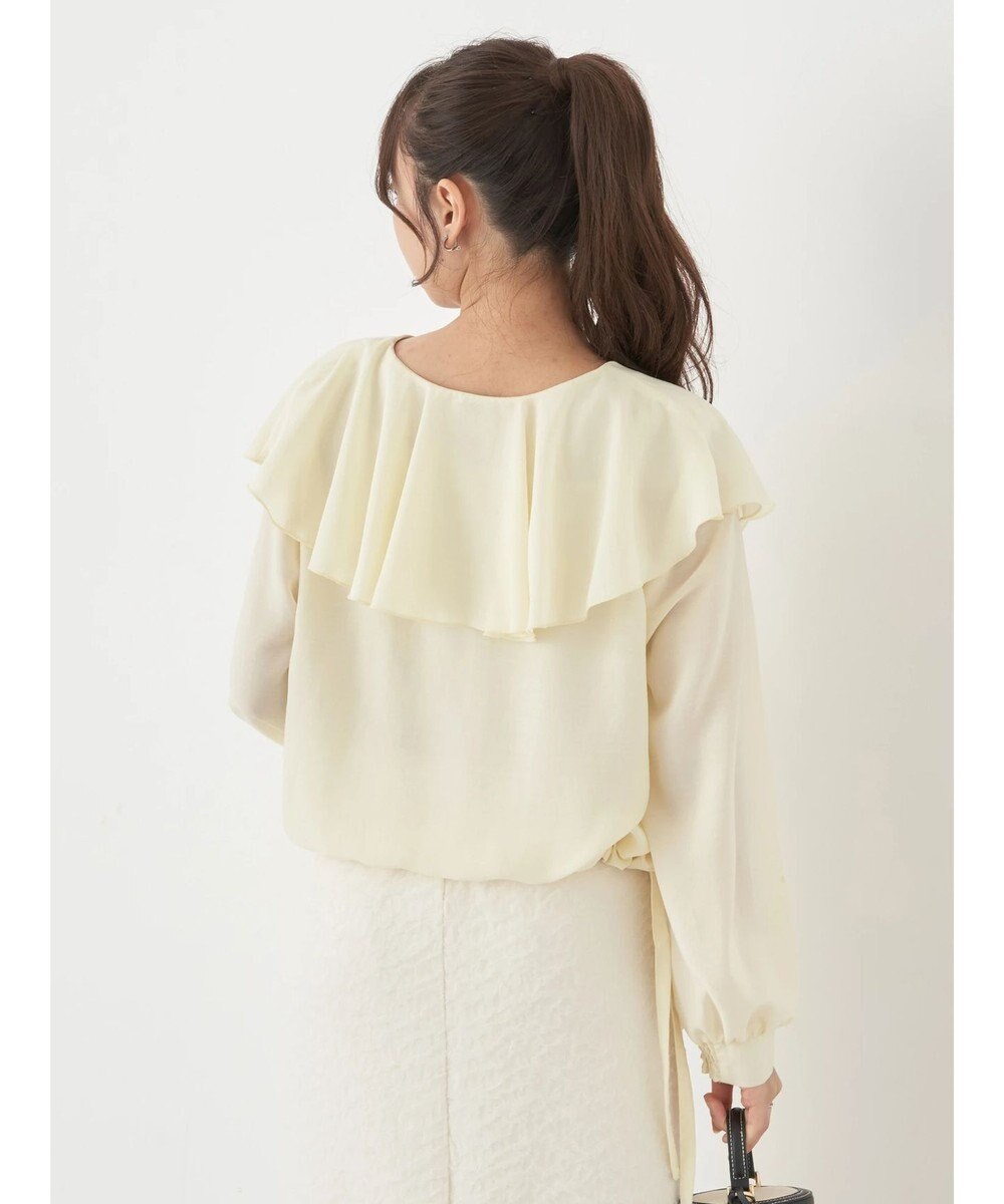 earth music&ecology ラッフルシアードロストブラウス 
