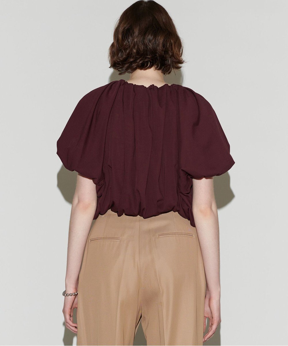 NAVE 【Nave 　洗える・接触冷感】クロップドジャージーブラウス 