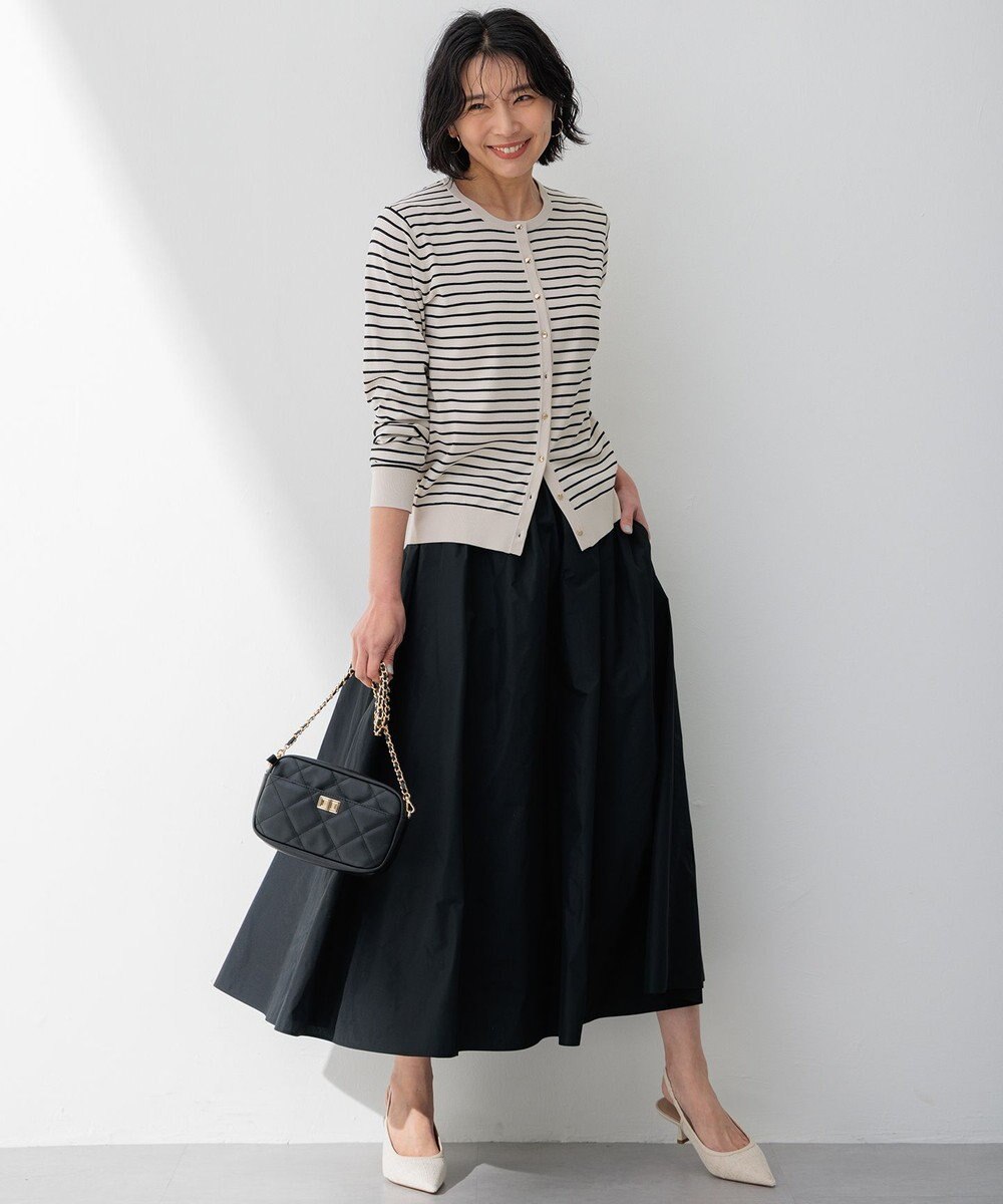 23区 ファスナー キルティング ショルダーバッグ 