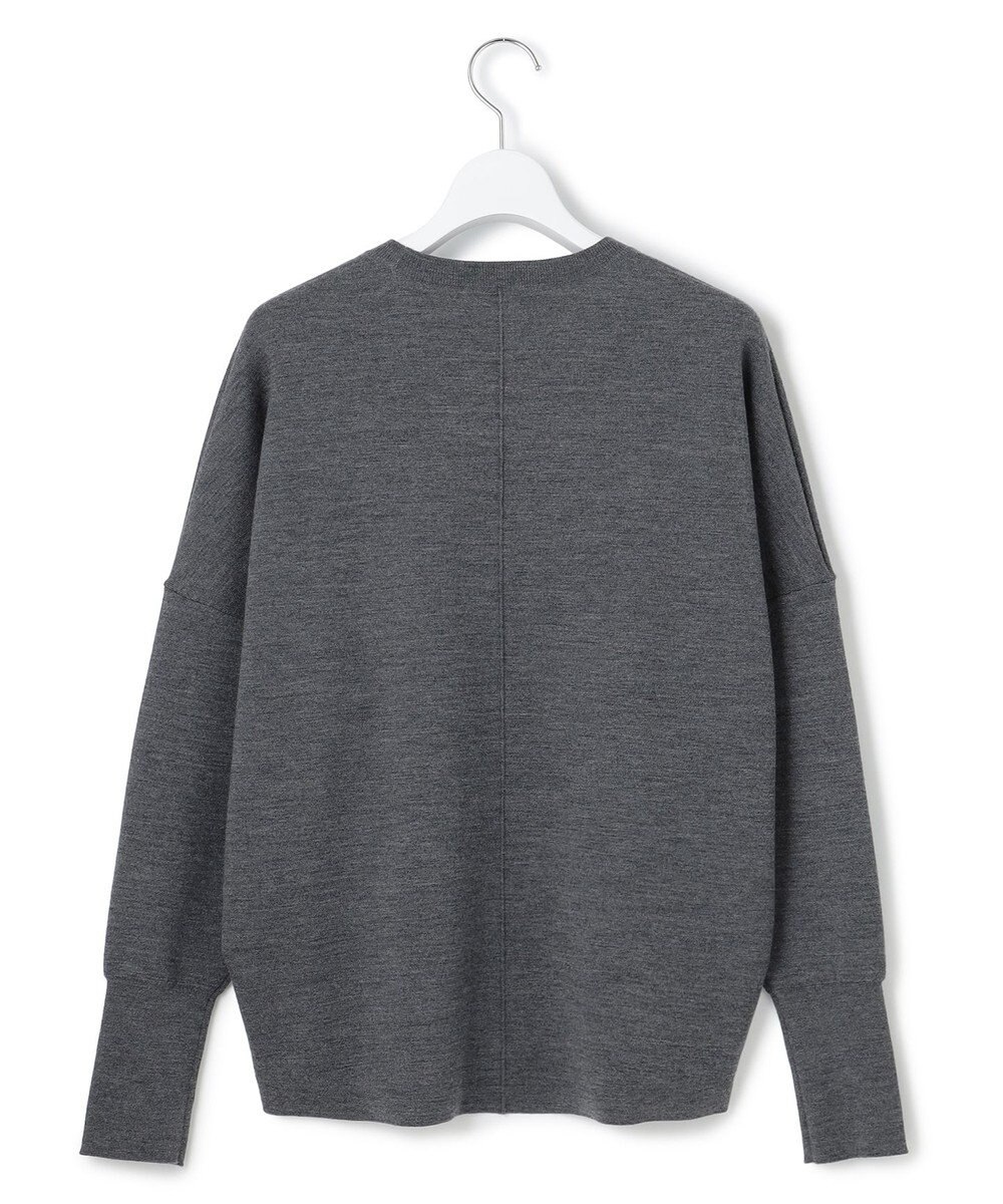 ICB 【洗える】 シルキーウールダブルフェイス ニットプルオーバー 