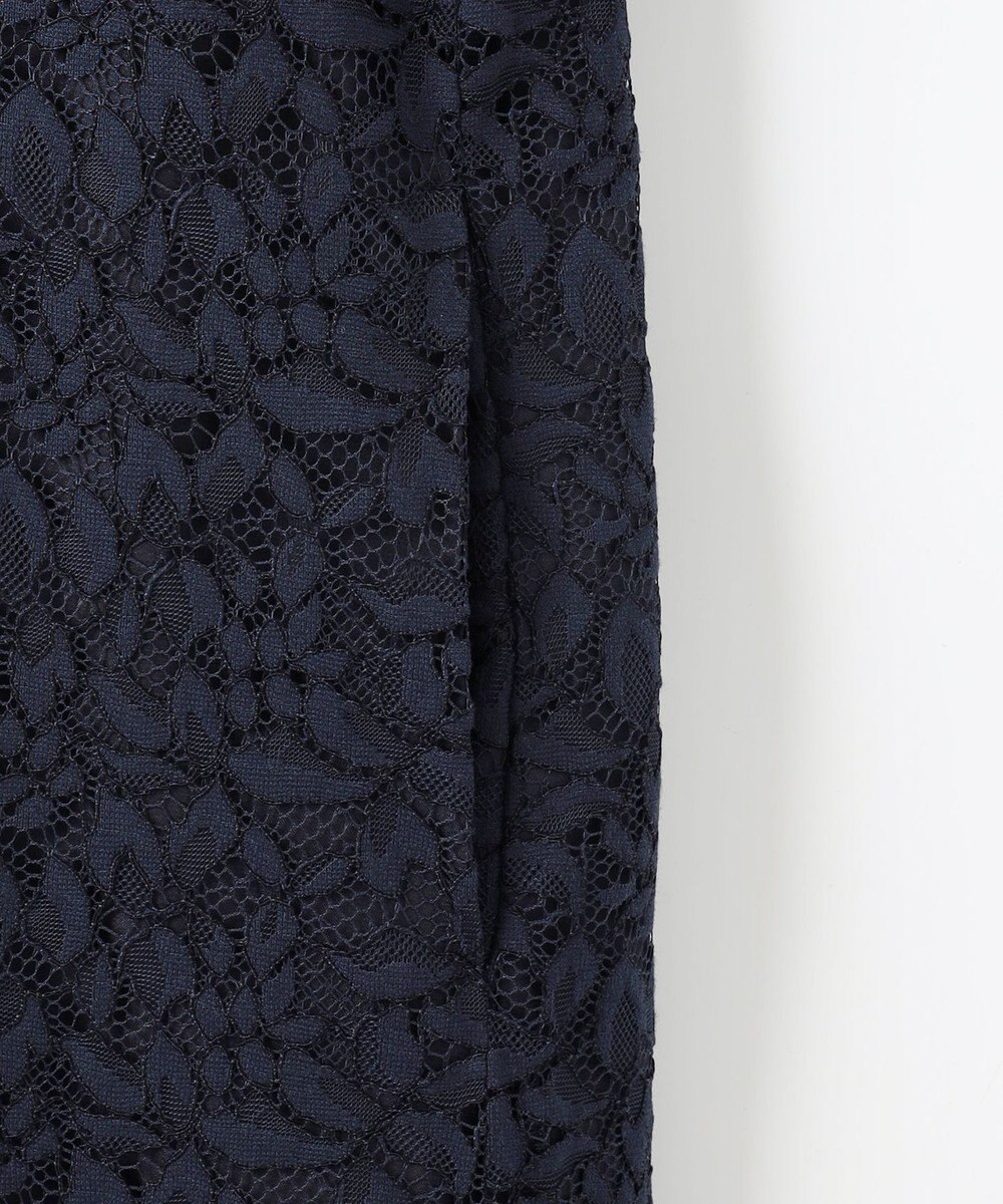 自由区 S 【洗える】フラワーリーフコードレース ワンピース 