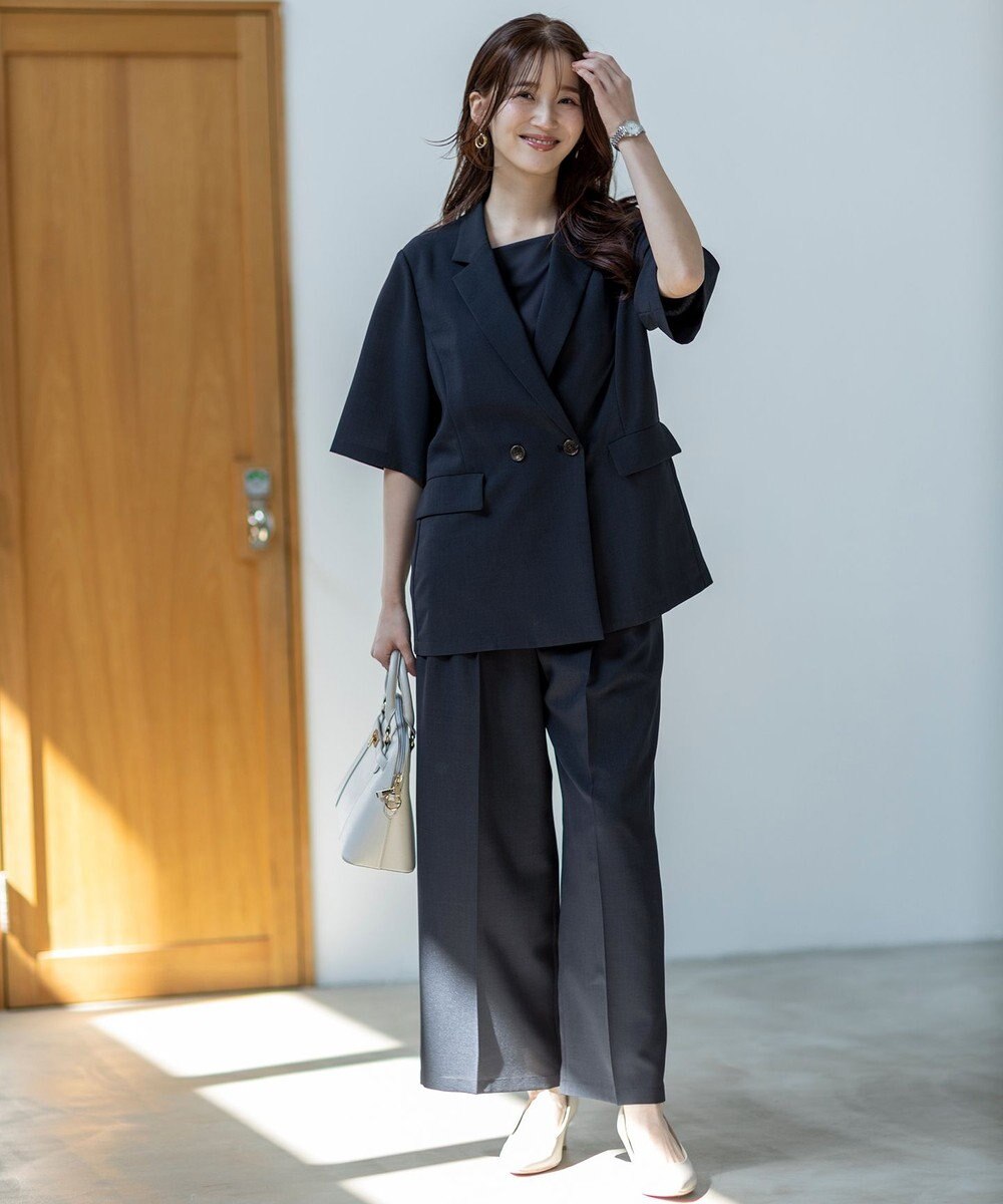 ANY SIS 【接触冷感・速乾・UVカット・洗える】スイートクール ジャケット 