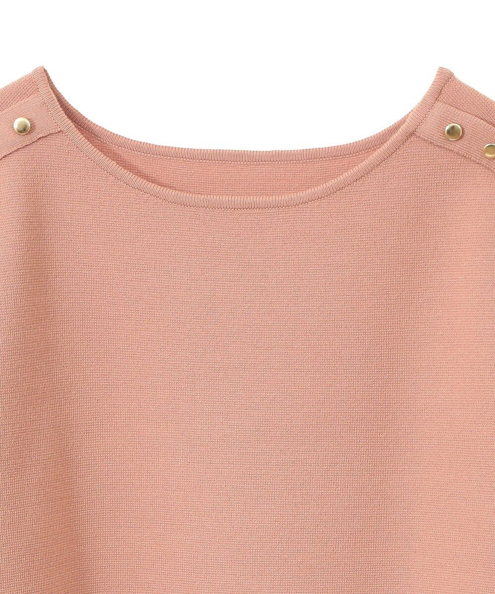 YECCA VECCA ミラノリブ金釦ニット 