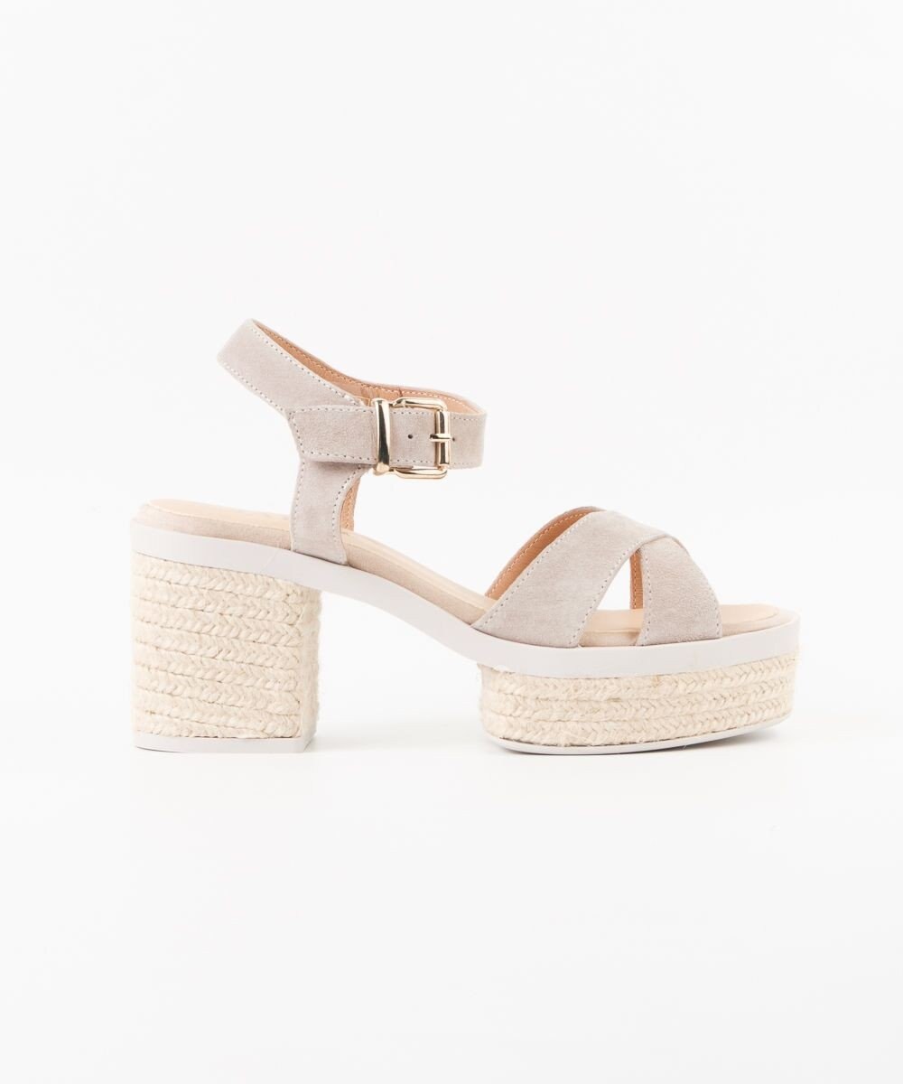 gaimo 【GAIMO/ガイモ】クロスストラップ プラットフォームサンダル/MANU 