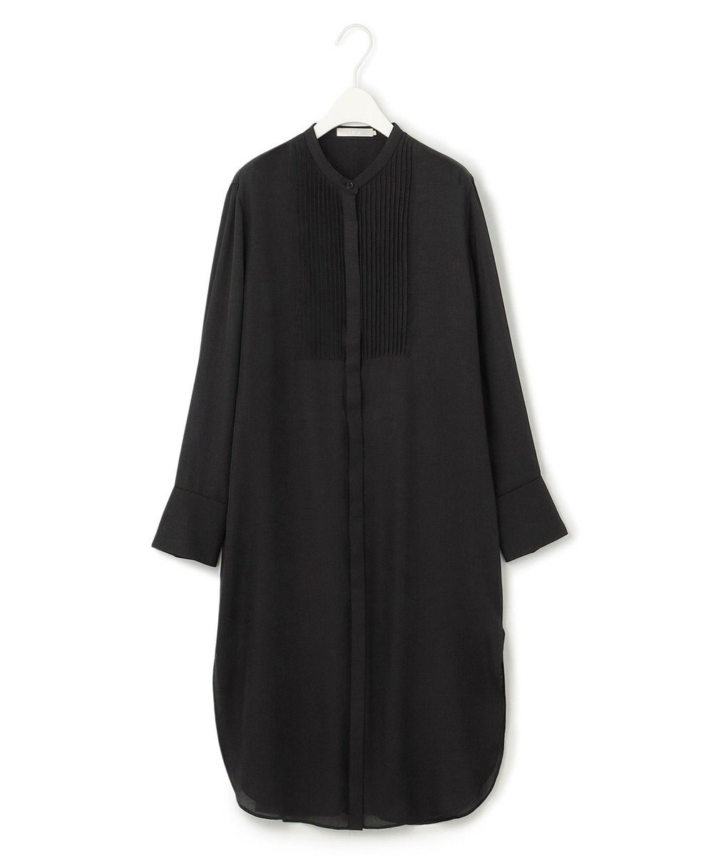 ICB 【洗える】シアーツイルワッシャー ロングシャツ 