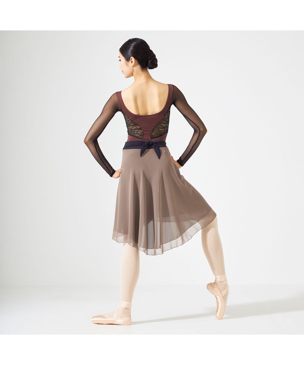 Chacott ◎【AKANE TAKADA】ロングスリーブレオタード 