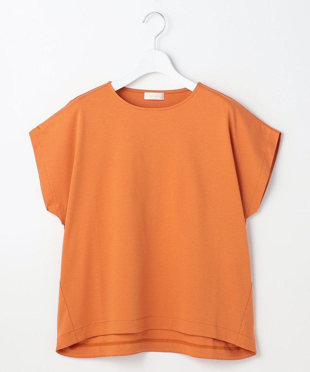 ANY SIS L 【シルクタッチさら魅せTシャツ】後ろコクーン プルオーバー 