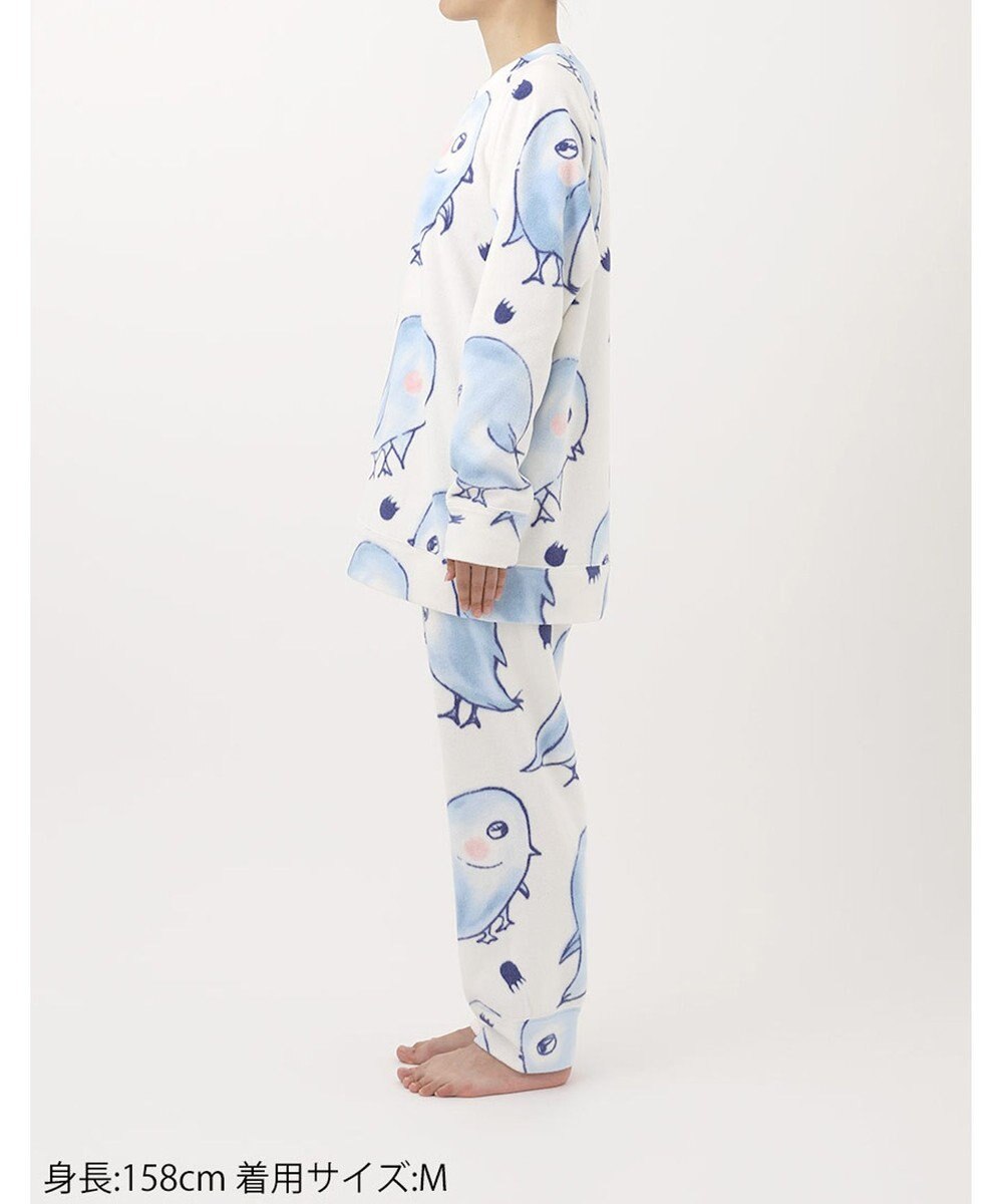 tsumori chisato SLEEP ツモリチサト パジャマ 長袖 長ズボン ルームウェア マイクロフリース素材 あたたかい 上下セット 冬 tsumori chisato SLEEP UDW441 /ワコール 