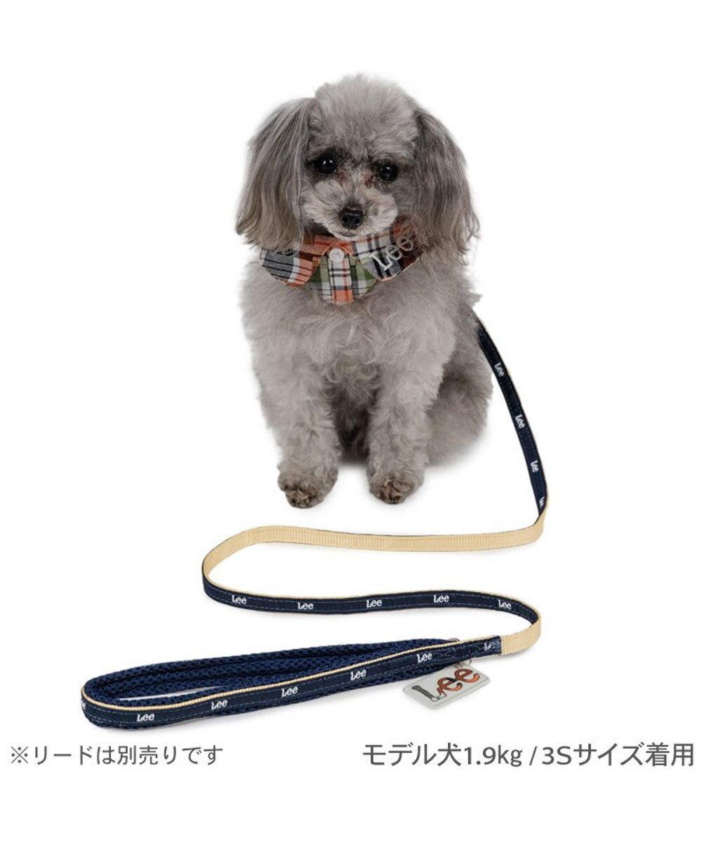 PET PARADISE Lee チェック襟付首輪 ３Ｓ 小型犬 
