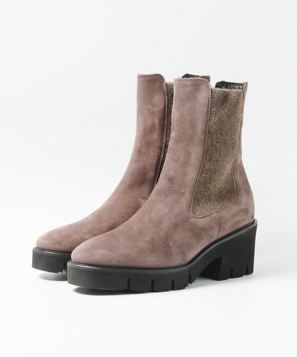 BONTRE 【イタリア製/本革】【LucaGrossi/ルカグロッシ】厚底サイドゴアブーツ/H616T-VA 