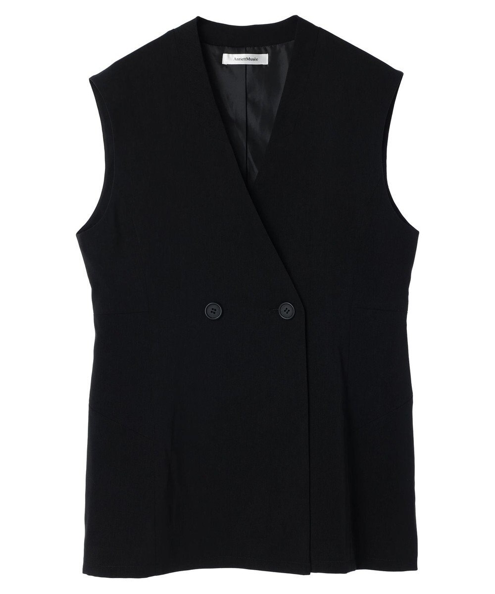 Green Parks AnriettMusee ネック切替デザインベスト 