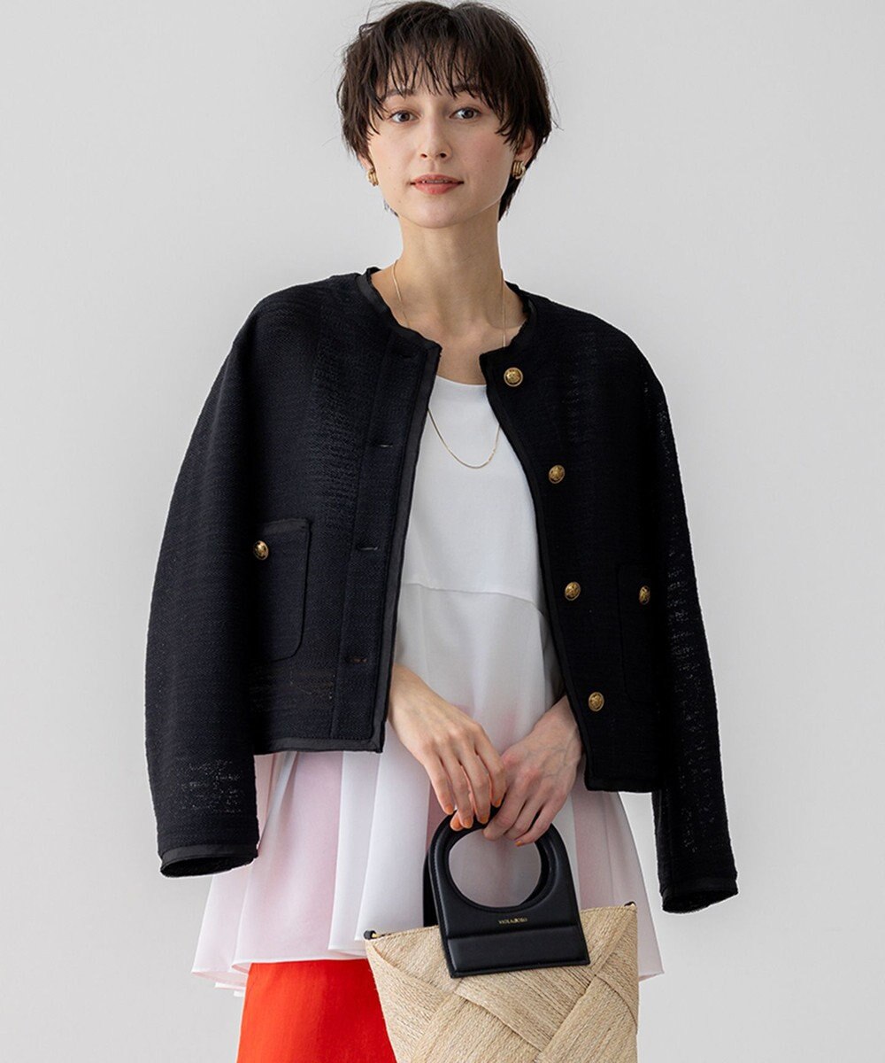 23区 【Oggi5月号掲載】サマーツイード ジャケット 