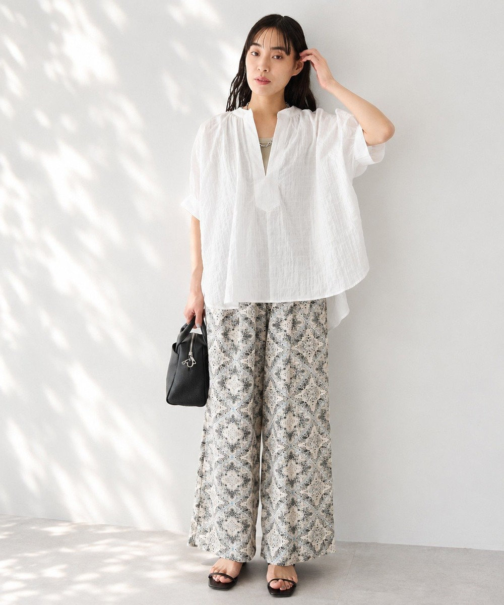 CRAFT STANDARD BOUTIQUE ナチュラルワッシャーブラウス【WEB限定カラー有り】 