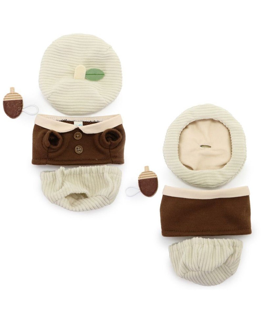 Mother garden しろたん ついてきちゃうしろたん マスコット用 着せ替え服  《どんぐりシャツ》 