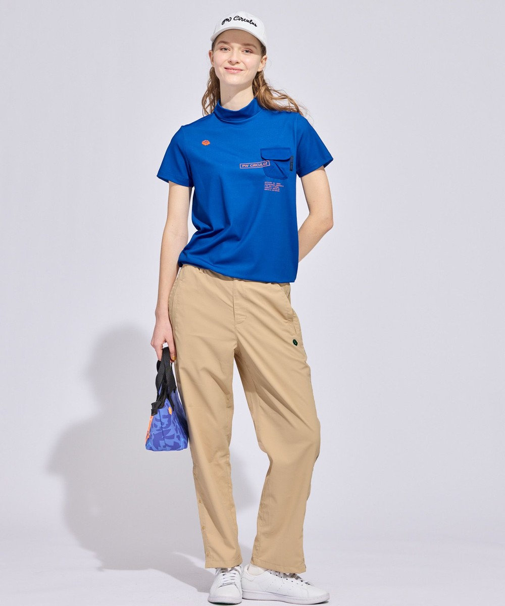 PW CIRCULUS 【WOMEN】サイドボタン デザインパンツ ゴルフウェア レディース 