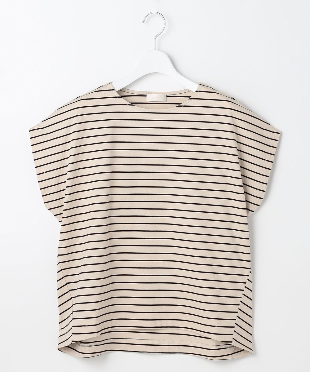 ANY SIS L 【シルクタッチさら魅せTシャツ】後ろコクーン プルオーバー 