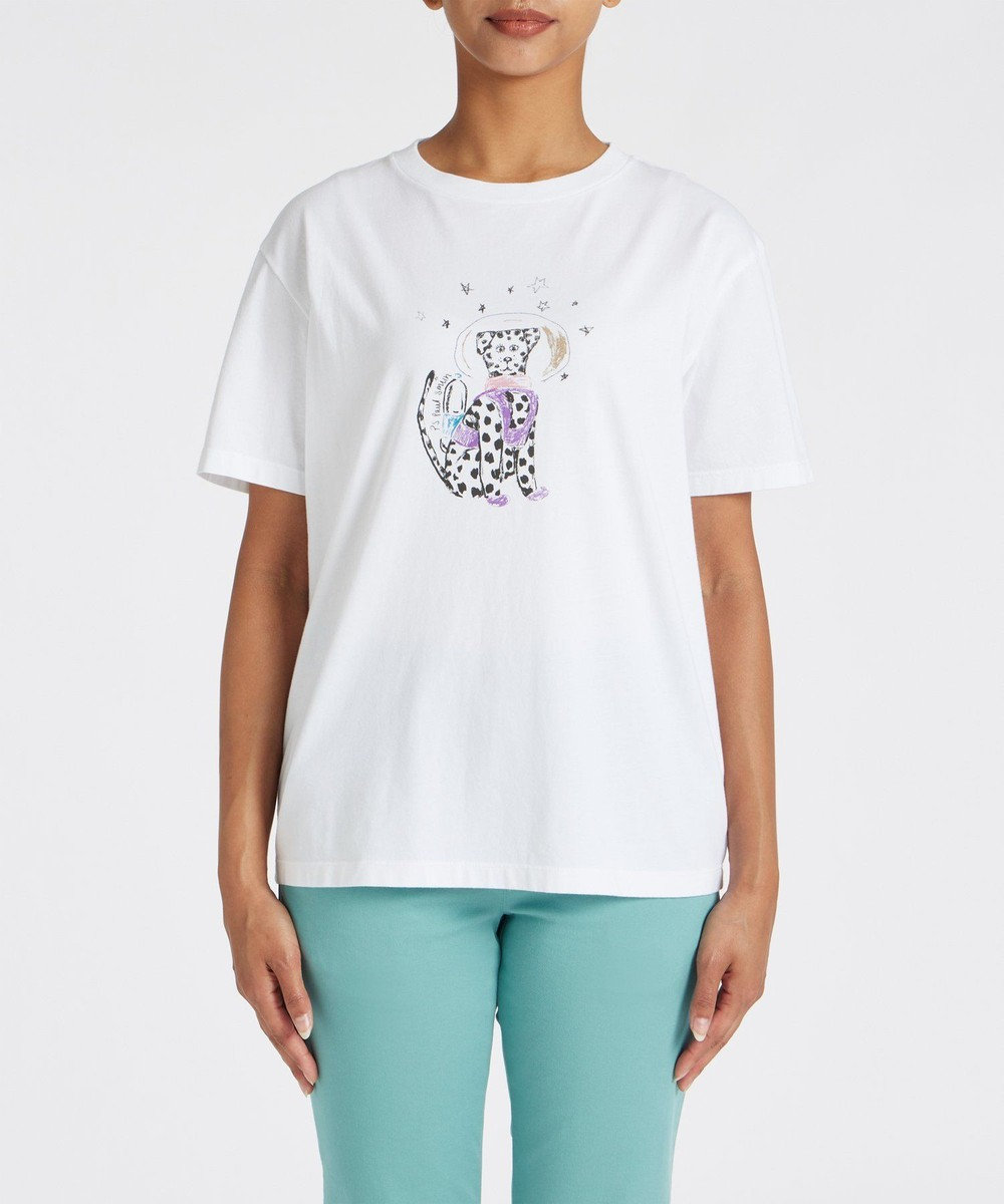 Paul Smith Space Dalmatian 半袖Tシャツ ホワイト