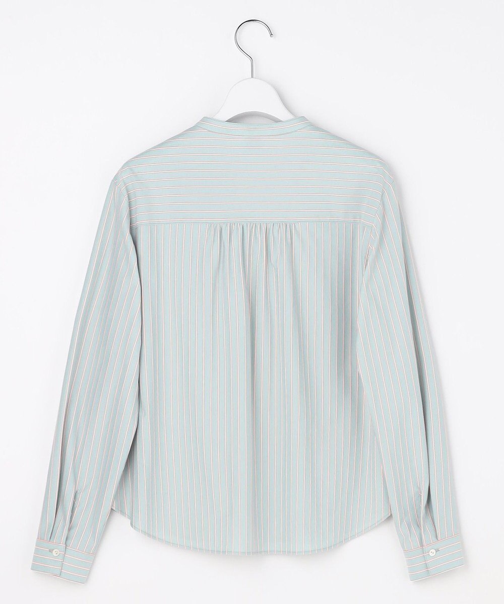 J.PRESS LADIES ストライプジャージー フリル カットソー 