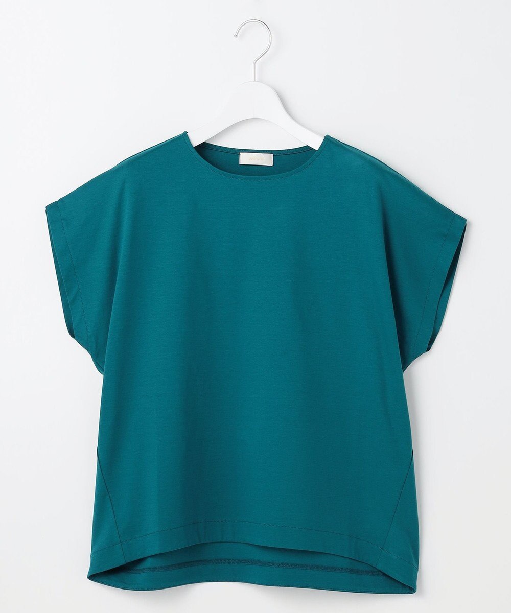 ANY SIS L 【シルクタッチさら魅せTシャツ】後ろコクーン プルオーバー 