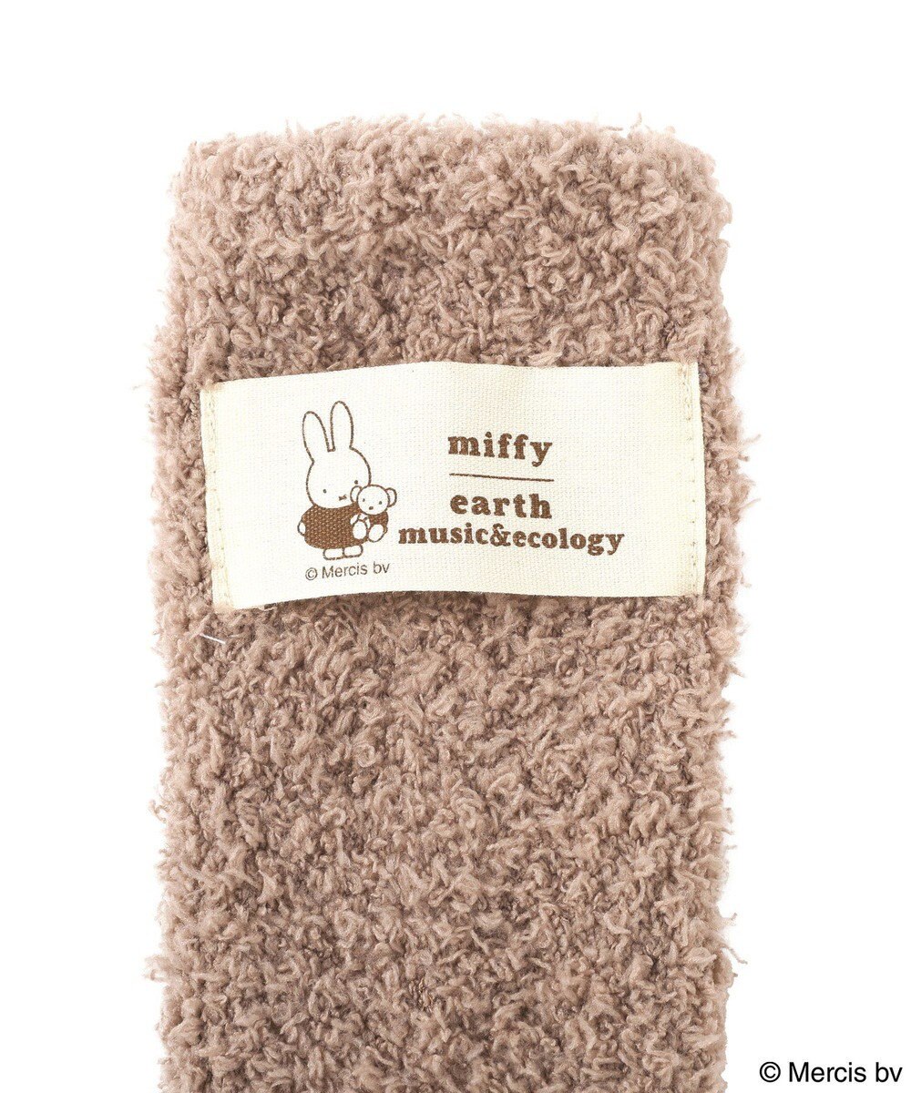 earth music&ecology miffy/earth タグ付モコモコソックス 