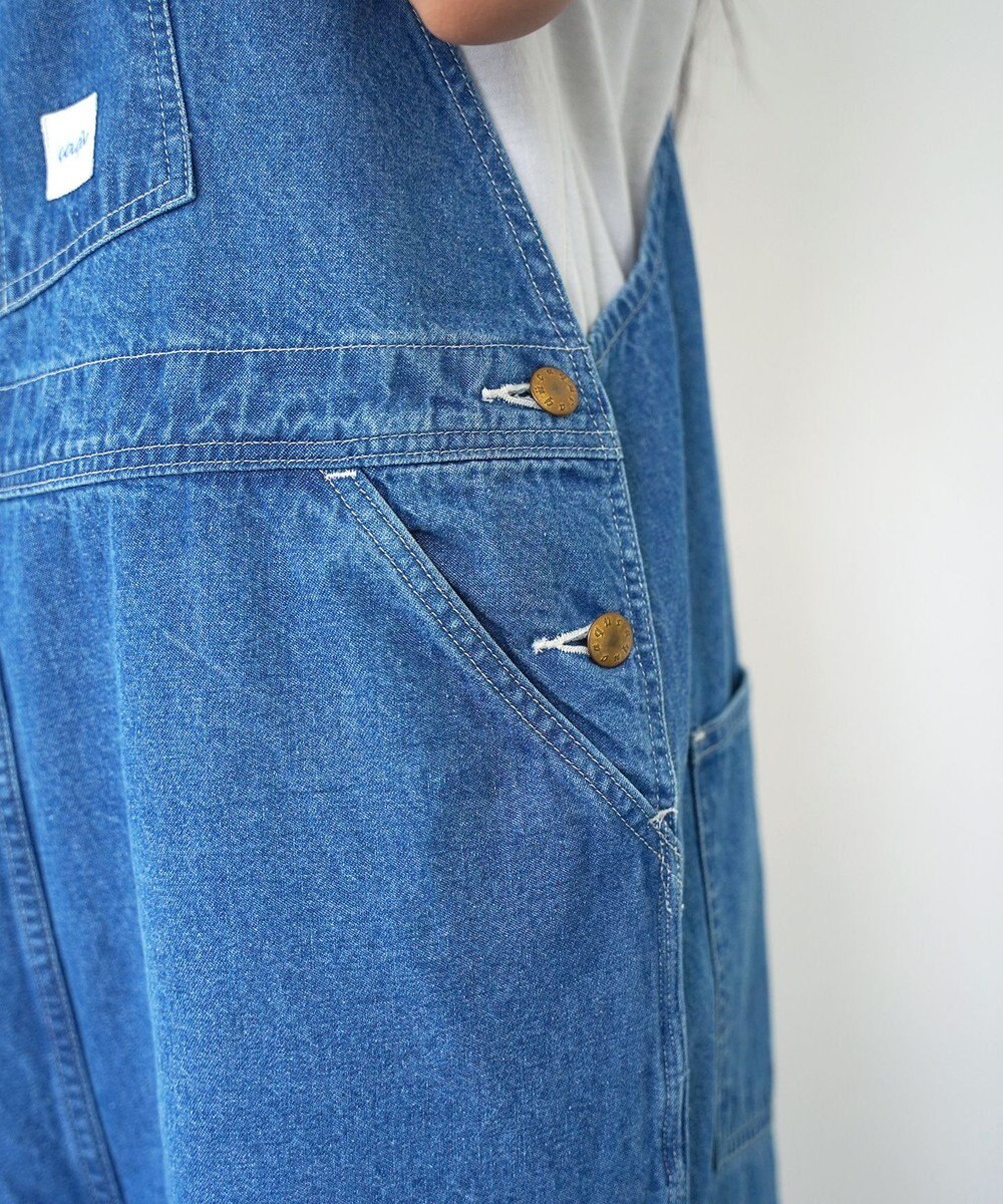 caqu デニムオーバーオール 