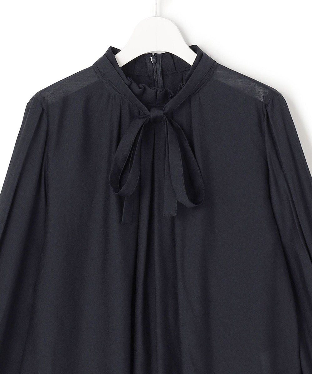 23区 【先行予約】TRオーガンジー 2WAY ボウタイブラウス 