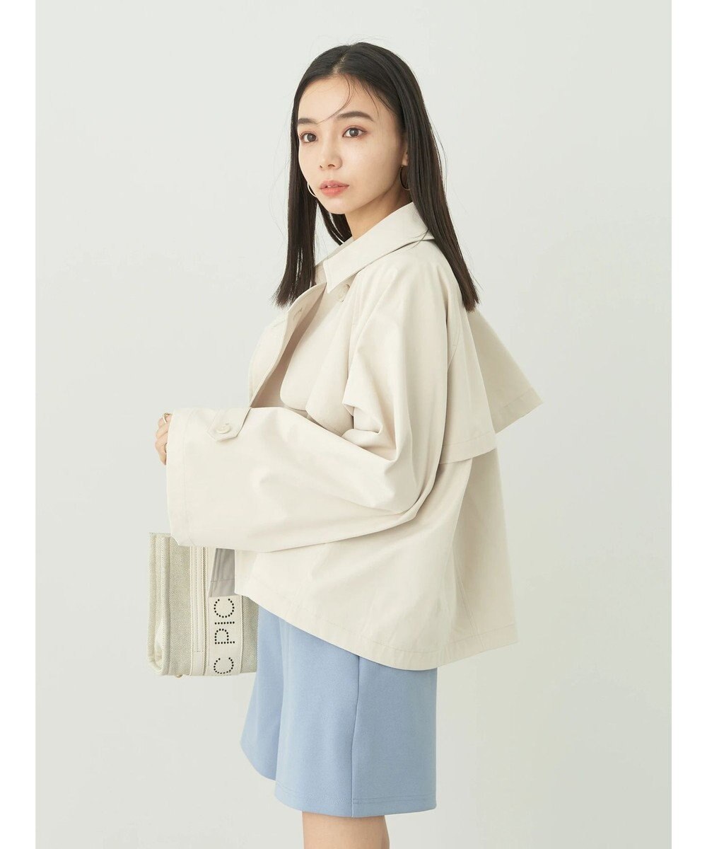 earth music&ecology ショートトレンチコート 